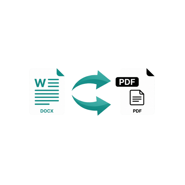 Word to PDF tool icon